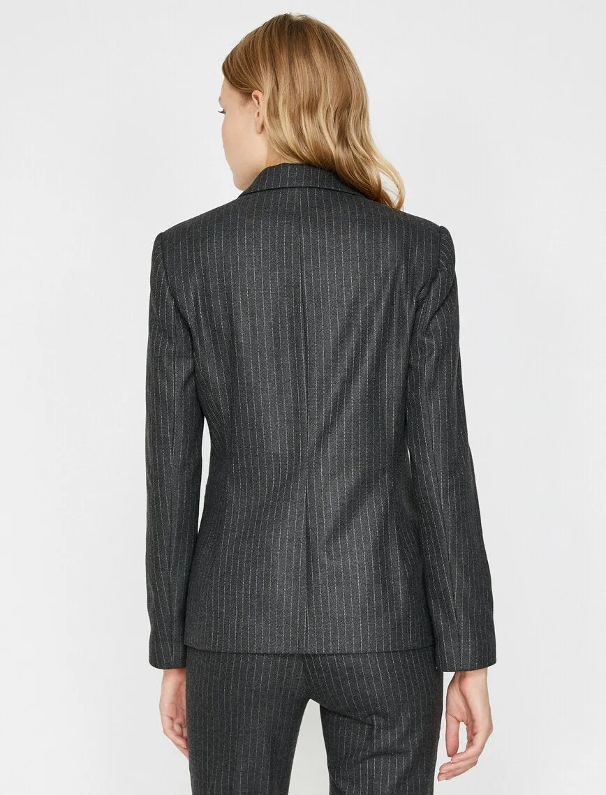 14930 Grey Striped Jacket