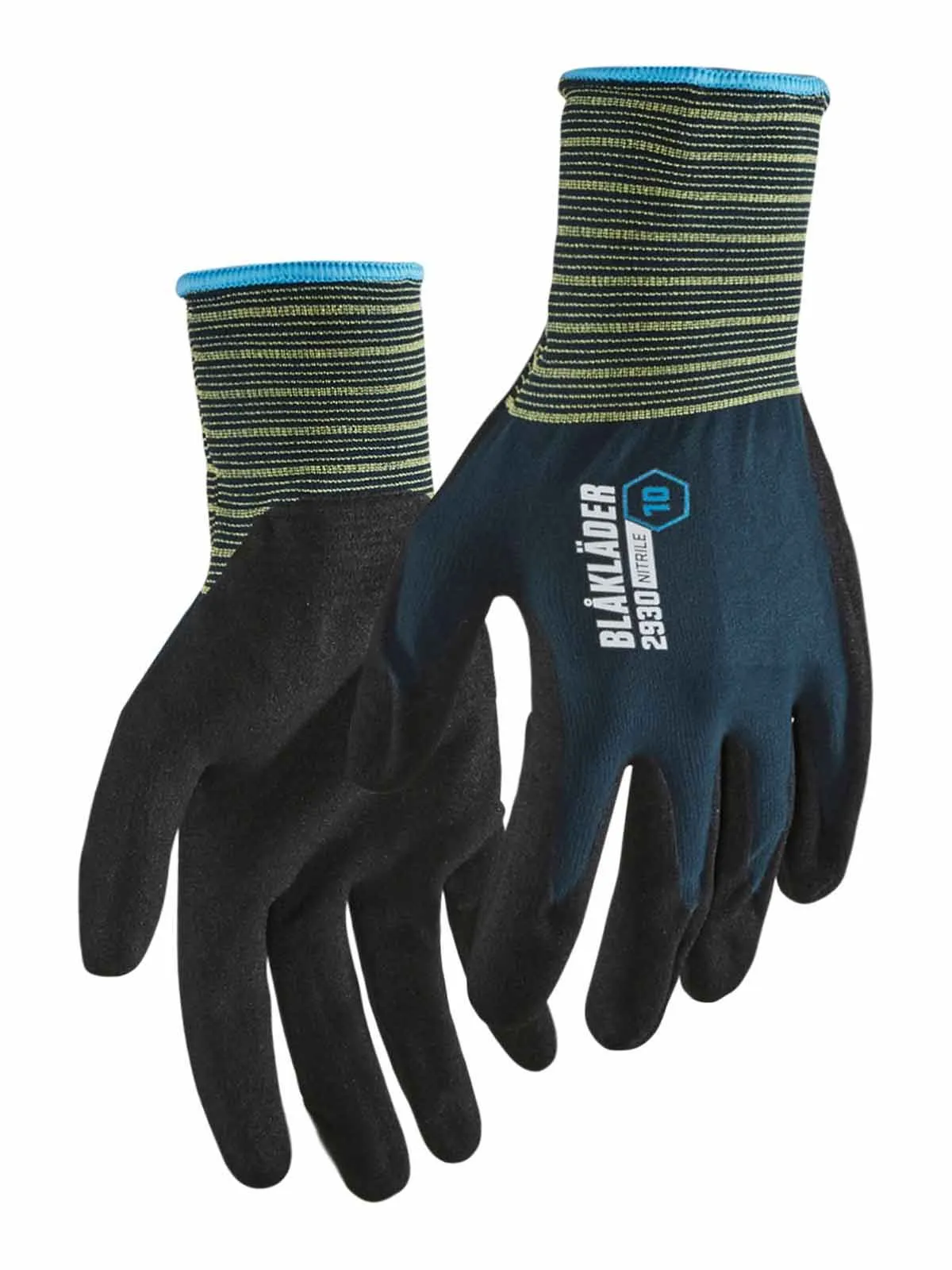 2930-1457&#x20;Work&#x20;Gloves&#x20;Nitrile-Dipped&#x20;-&#x20;Bl&#xE5;kl&#xE4;der