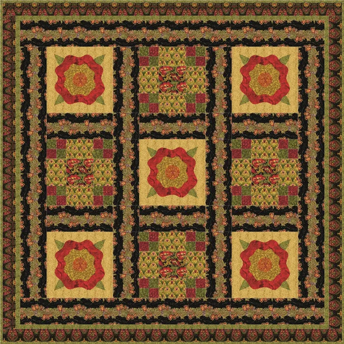 A Stroll Through the Park Quilt Pattern GTD-117 - Paper Pattern