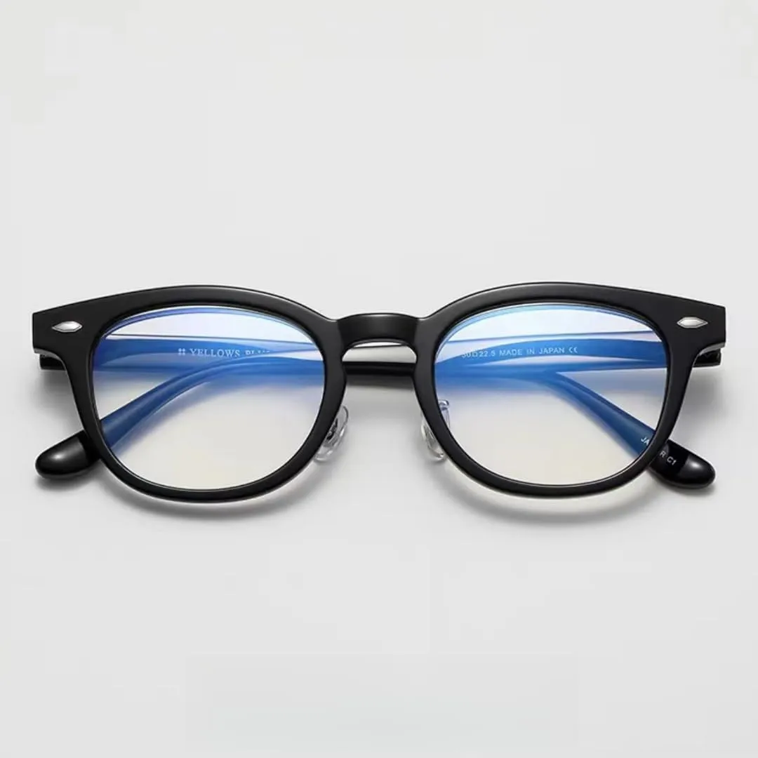 Acetate Round Trendy Flip Up Full Rim Vintage Eyeglass Frames Metal Hinges Unisex for Men Women