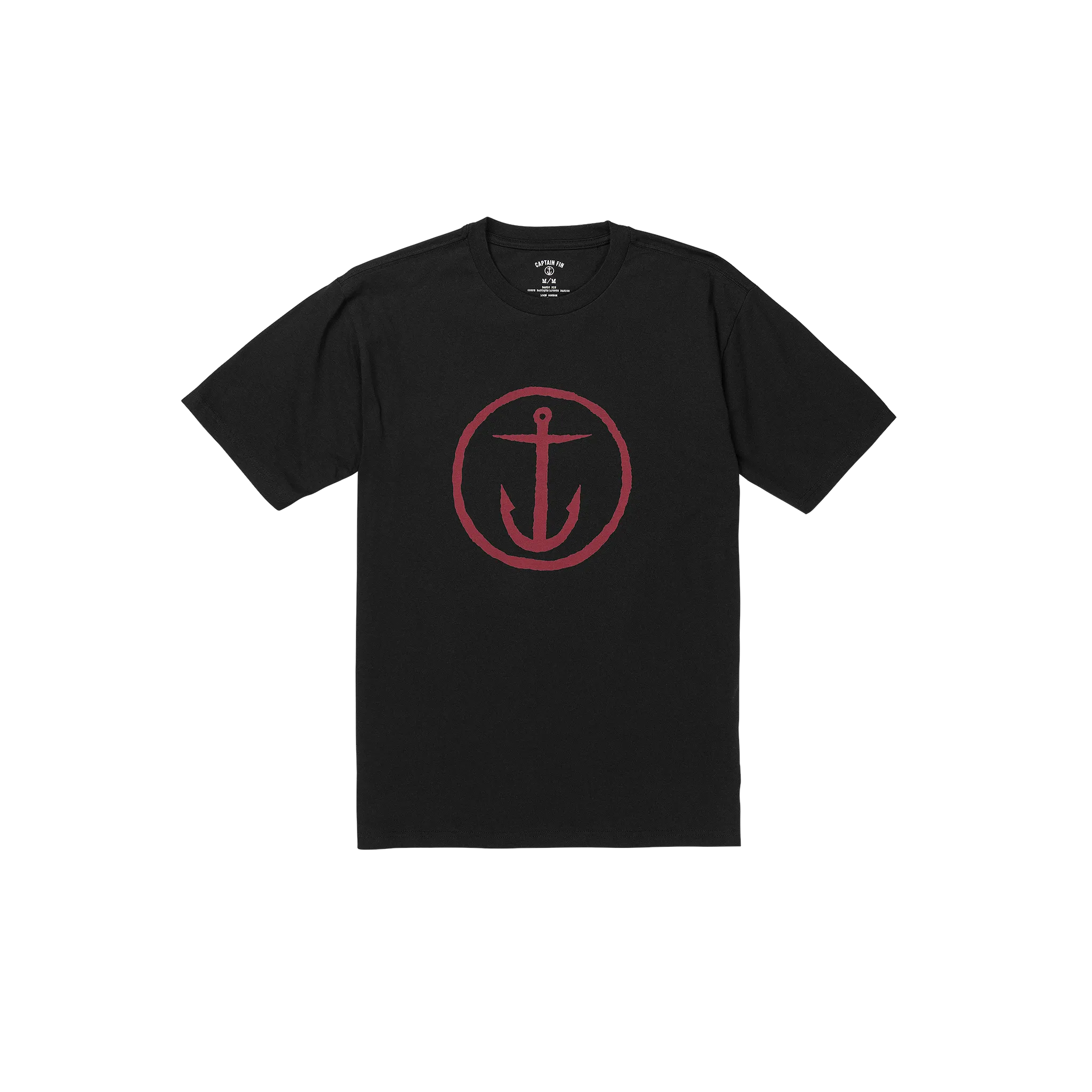 Anchor Logo Short Sleeve Tee - Blk