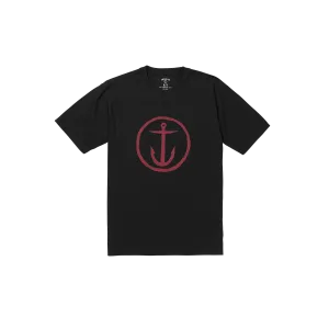Anchor Logo Short Sleeve Tee - Blk