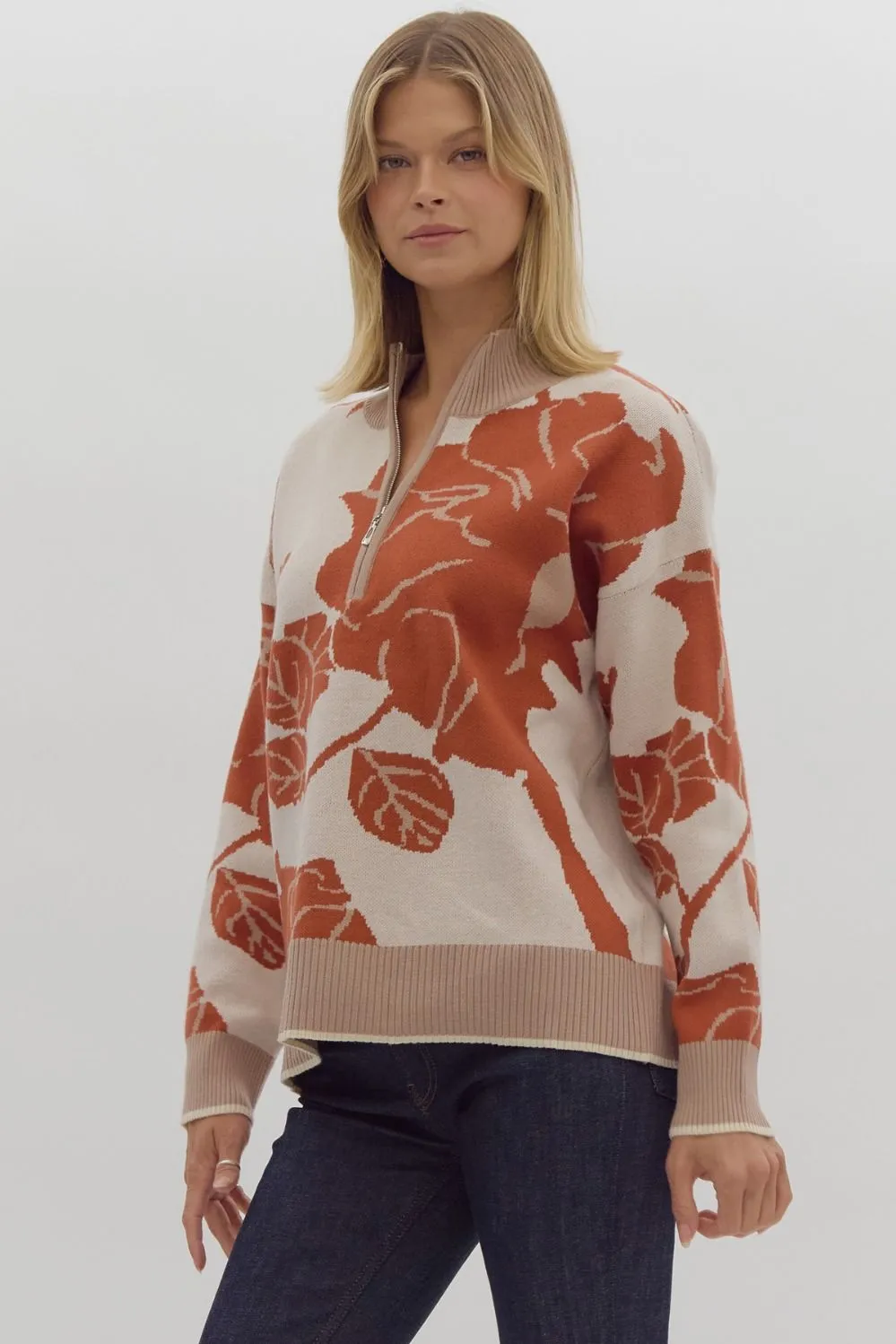 Autumn Half Zip Sweater