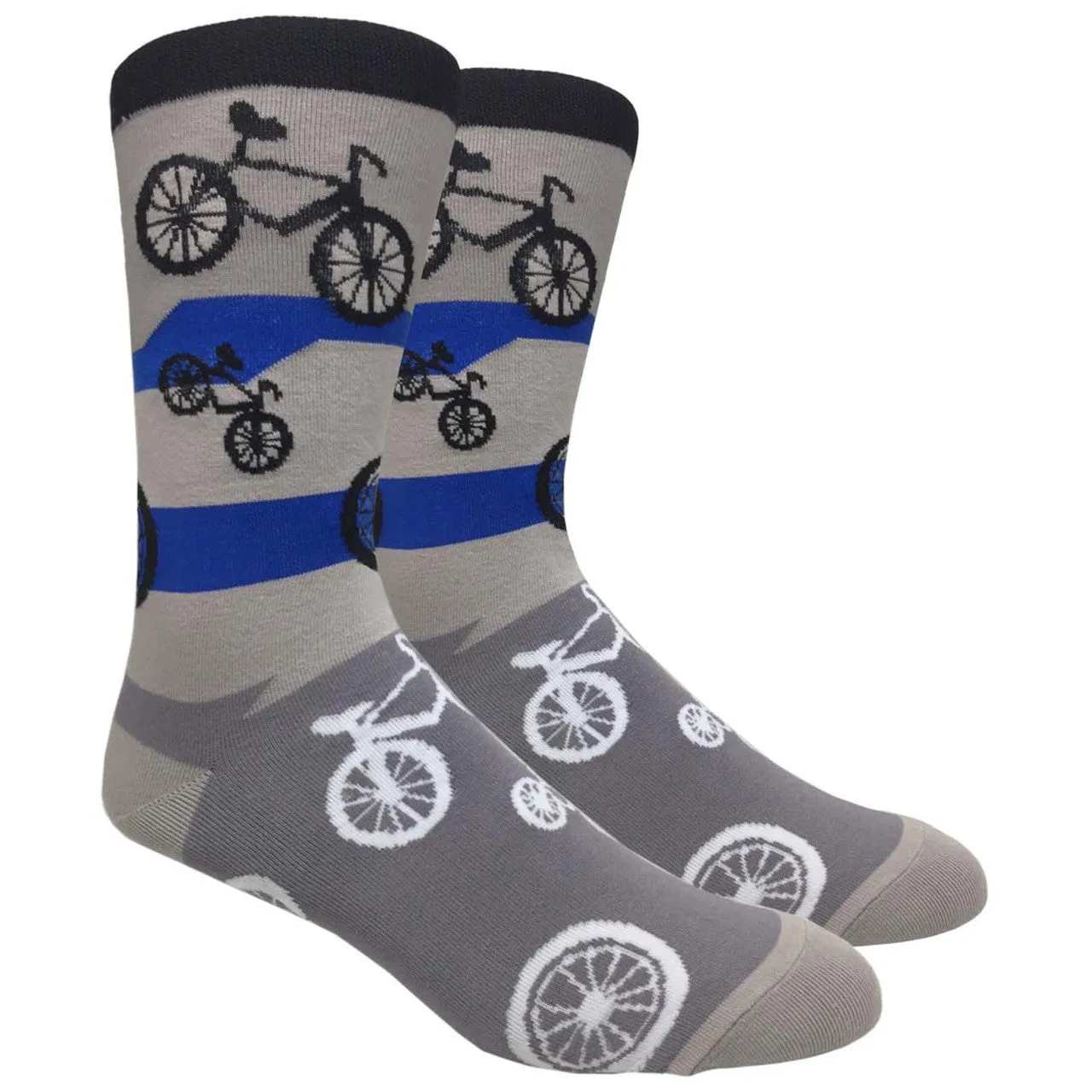 Bicycle Pattern Socks from the Sock Panda (Adult Large - Men's Shoe Sizes 8-12)