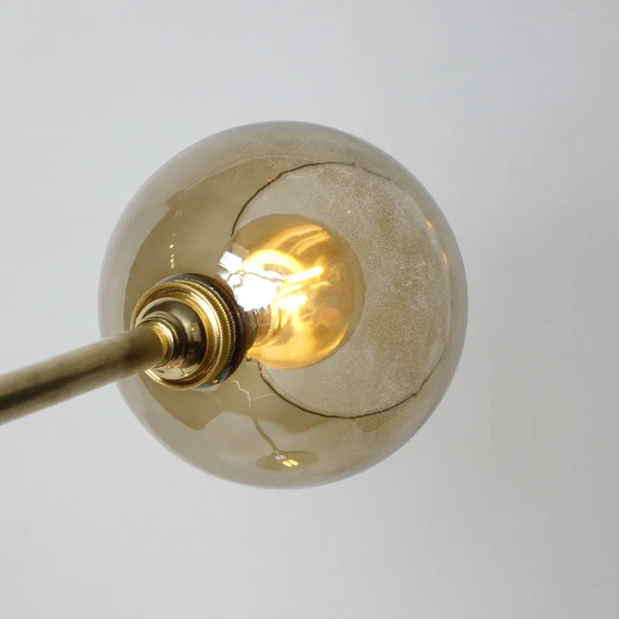 Brass Stacked Triple Circuit Chandelier Pendant Light