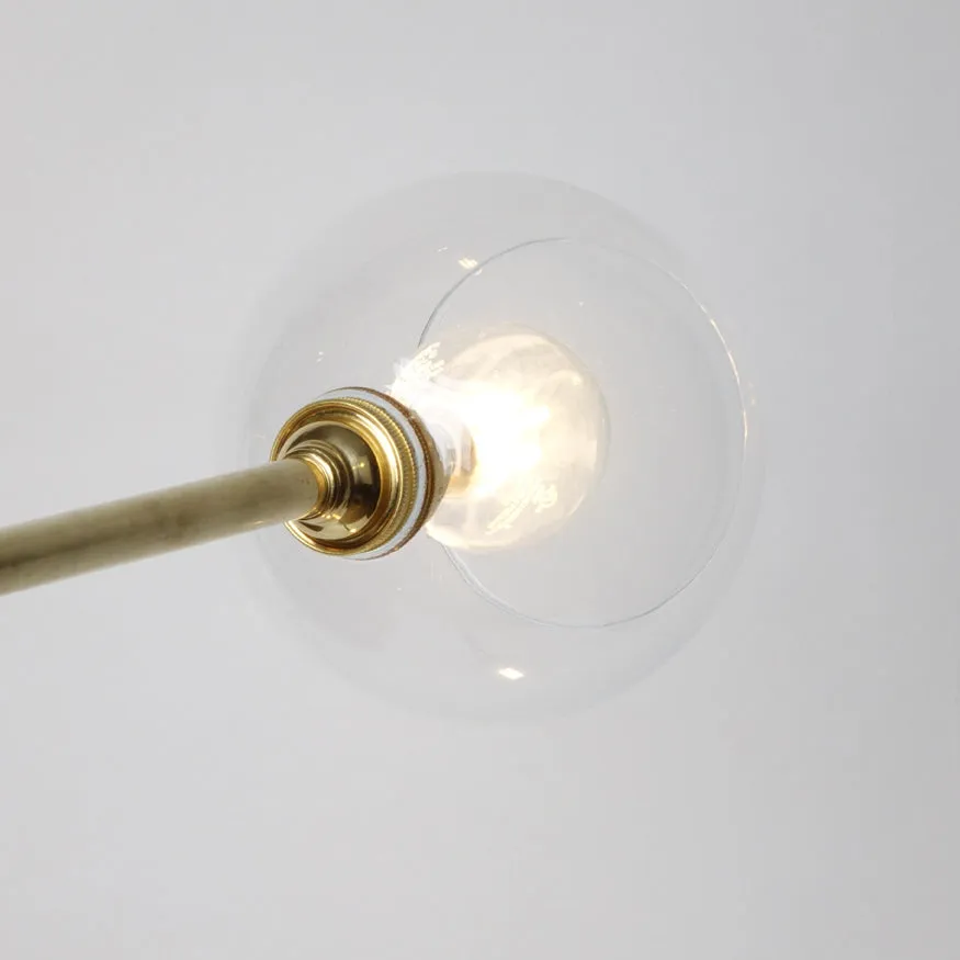 Brass Stacked Triple Circuit Chandelier Pendant Light