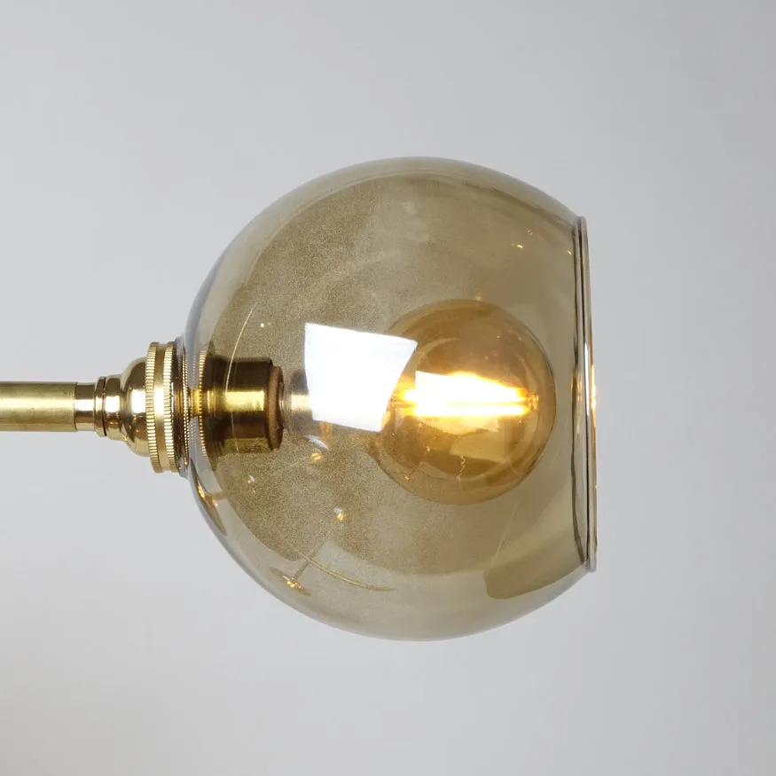 Brass Stacked Triple Circuit Chandelier Pendant Light