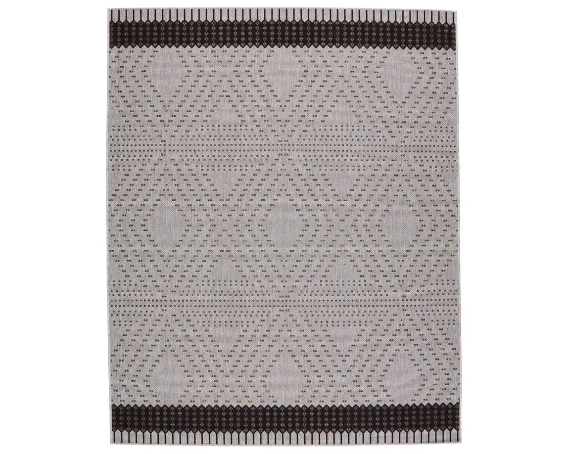Decora By Nikki Chu DNC17 Tirana Grey/Brown Rug