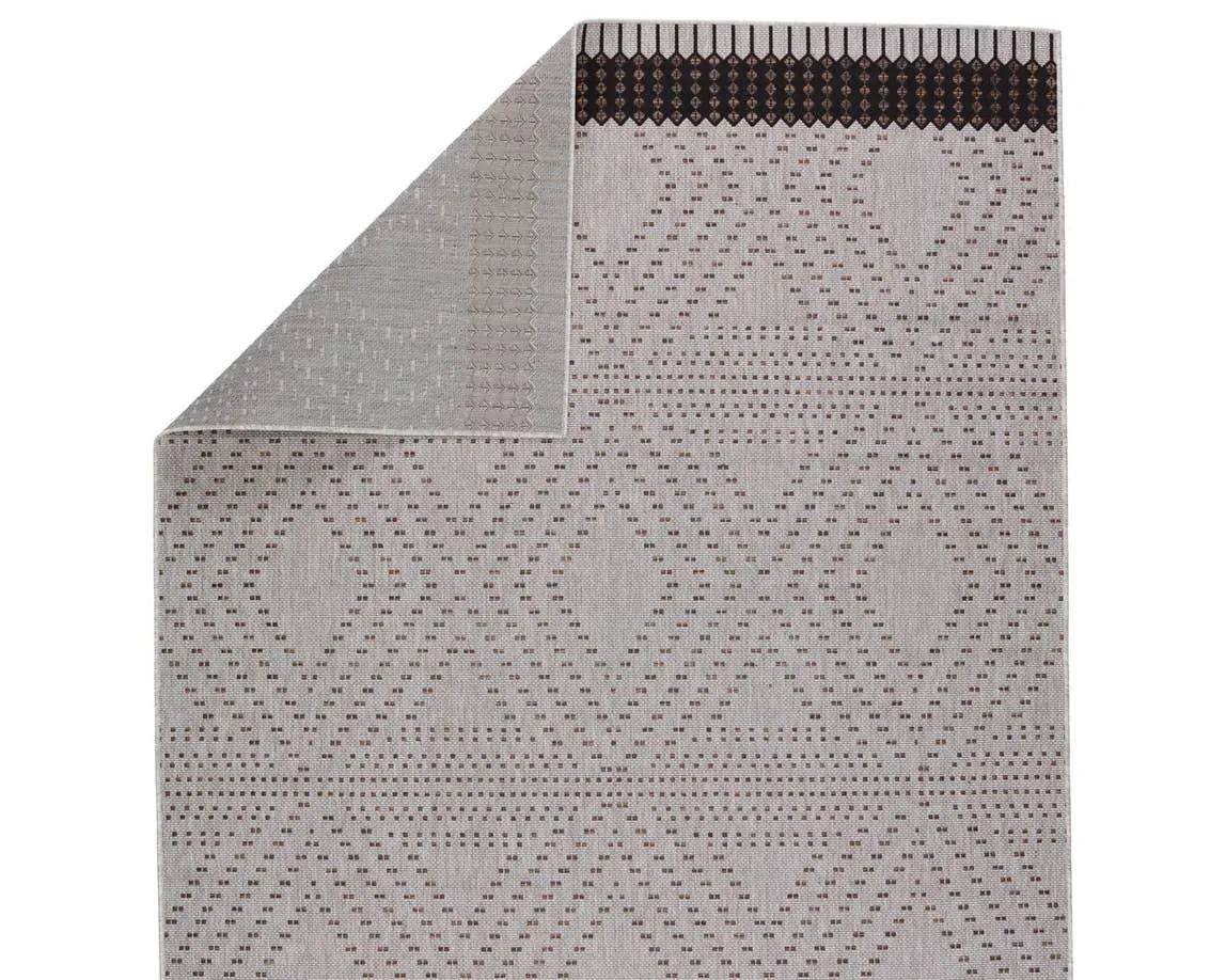 Decora By Nikki Chu DNC17 Tirana Grey/Brown Rug