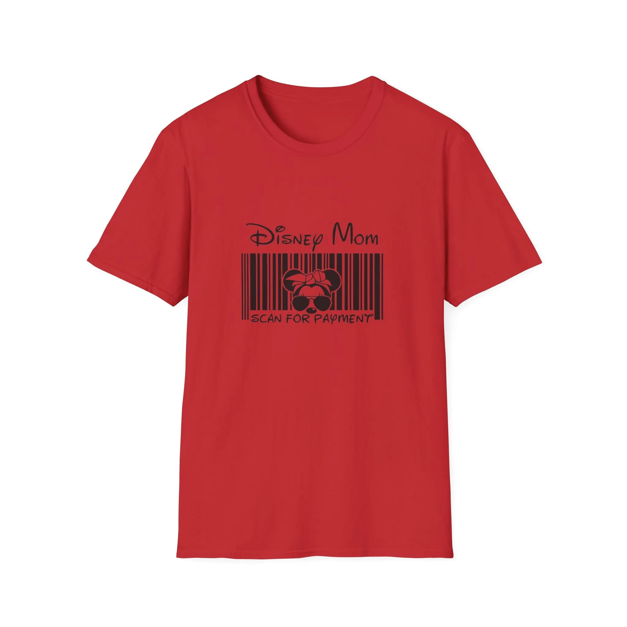 Disney mom scan for payment Unisex Softstyle T-Shirt