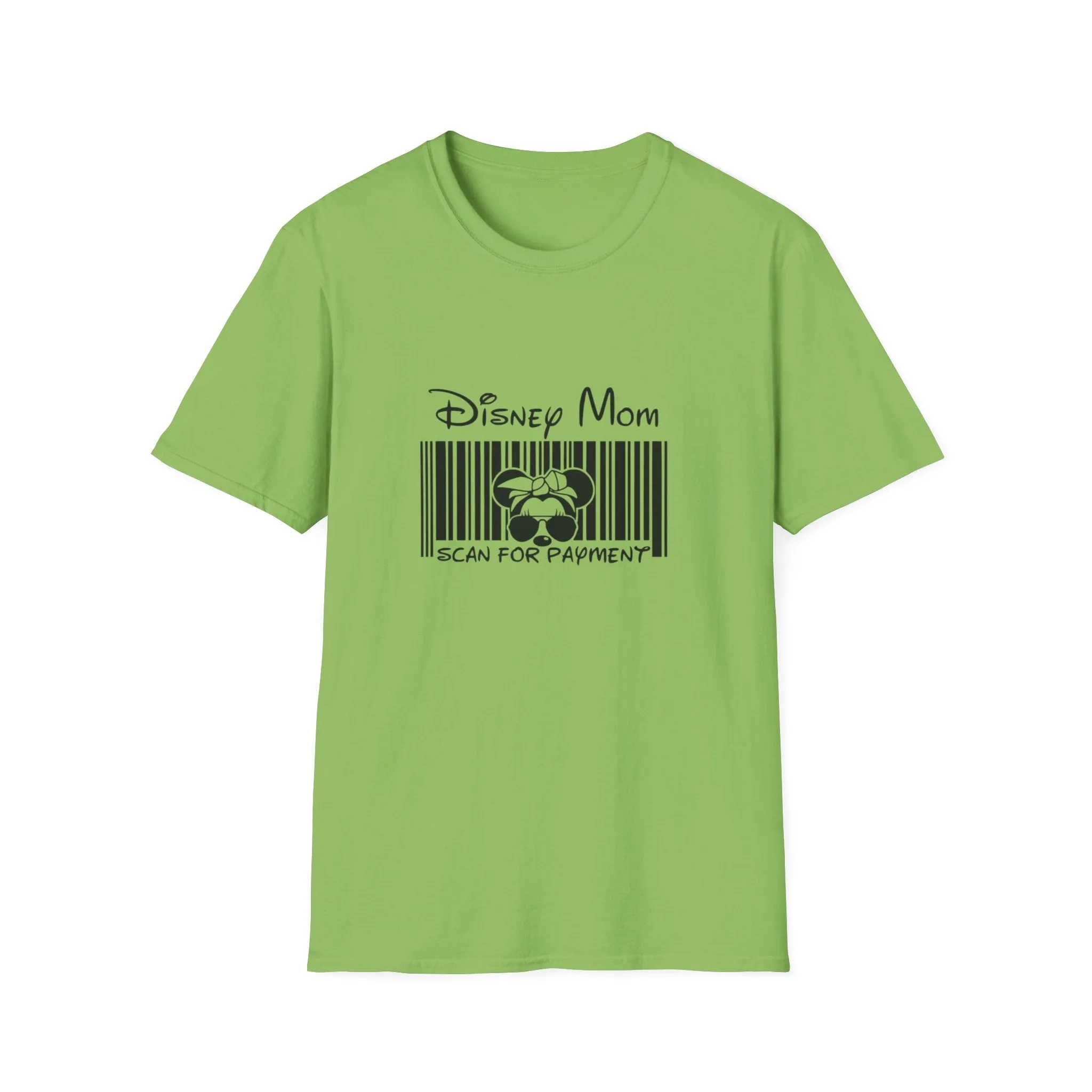 Disney mom scan for payment Unisex Softstyle T-Shirt
