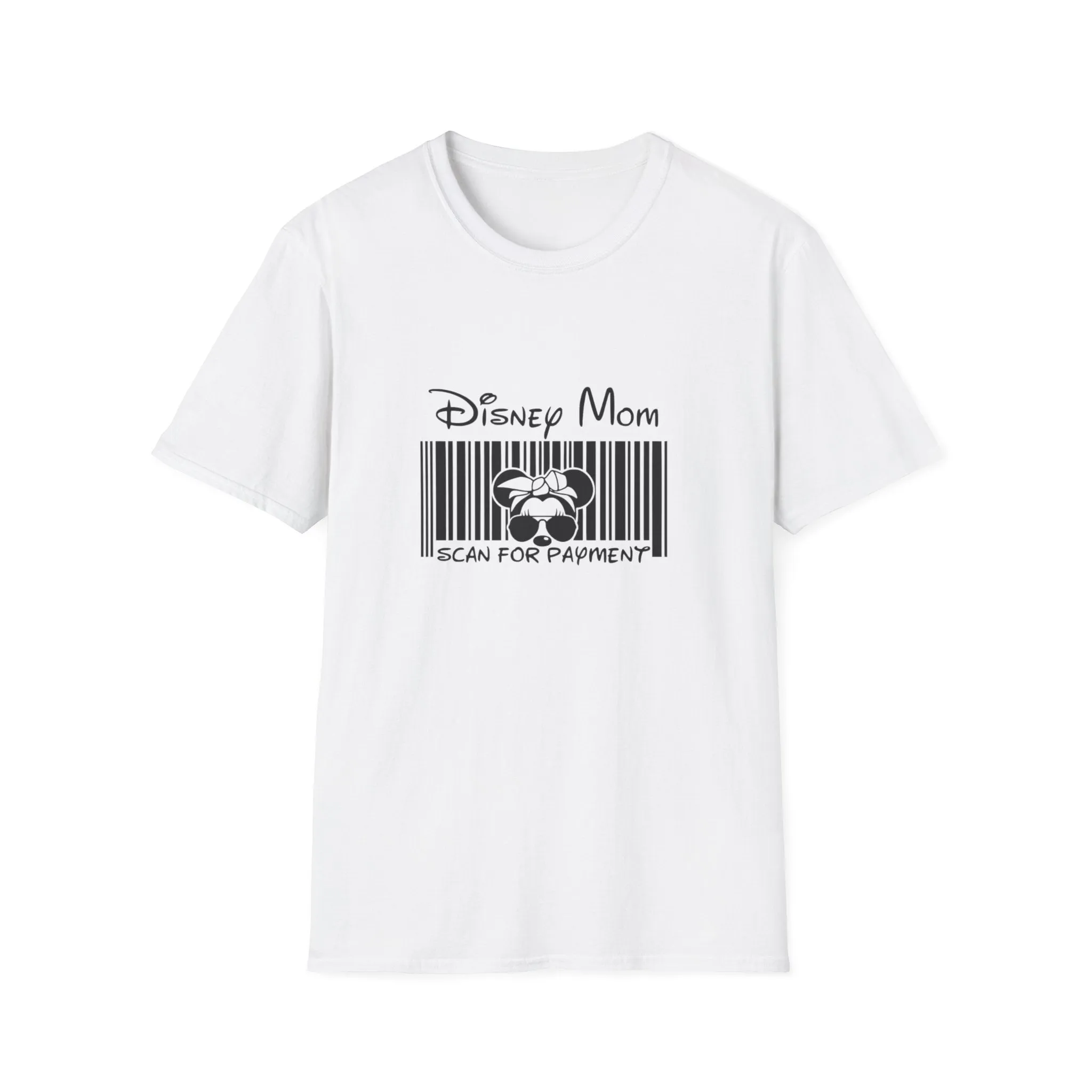 Disney mom scan for payment Unisex Softstyle T-Shirt