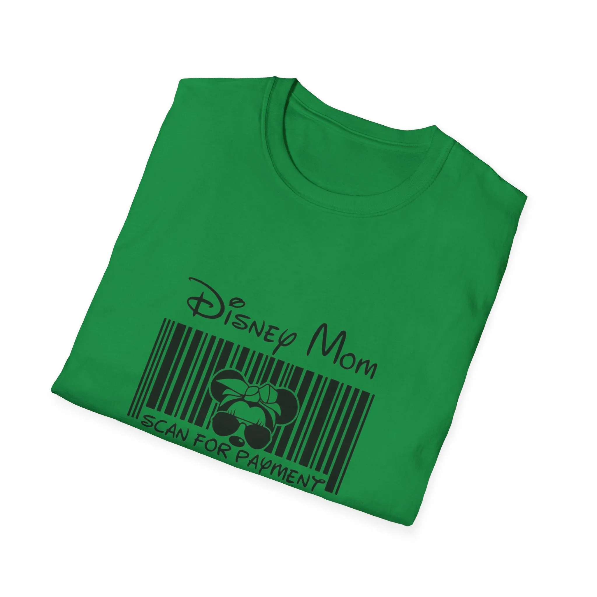Disney mom scan for payment Unisex Softstyle T-Shirt