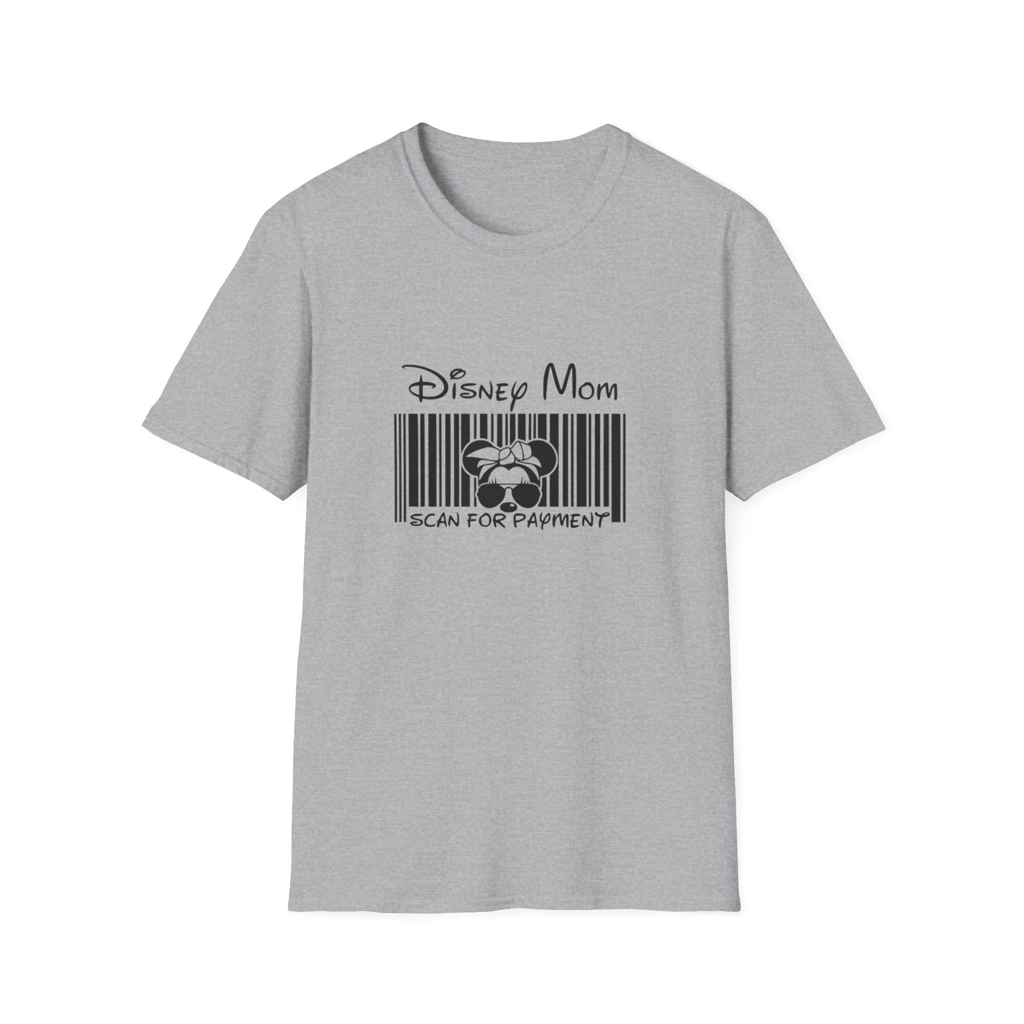 Disney mom scan for payment Unisex Softstyle T-Shirt