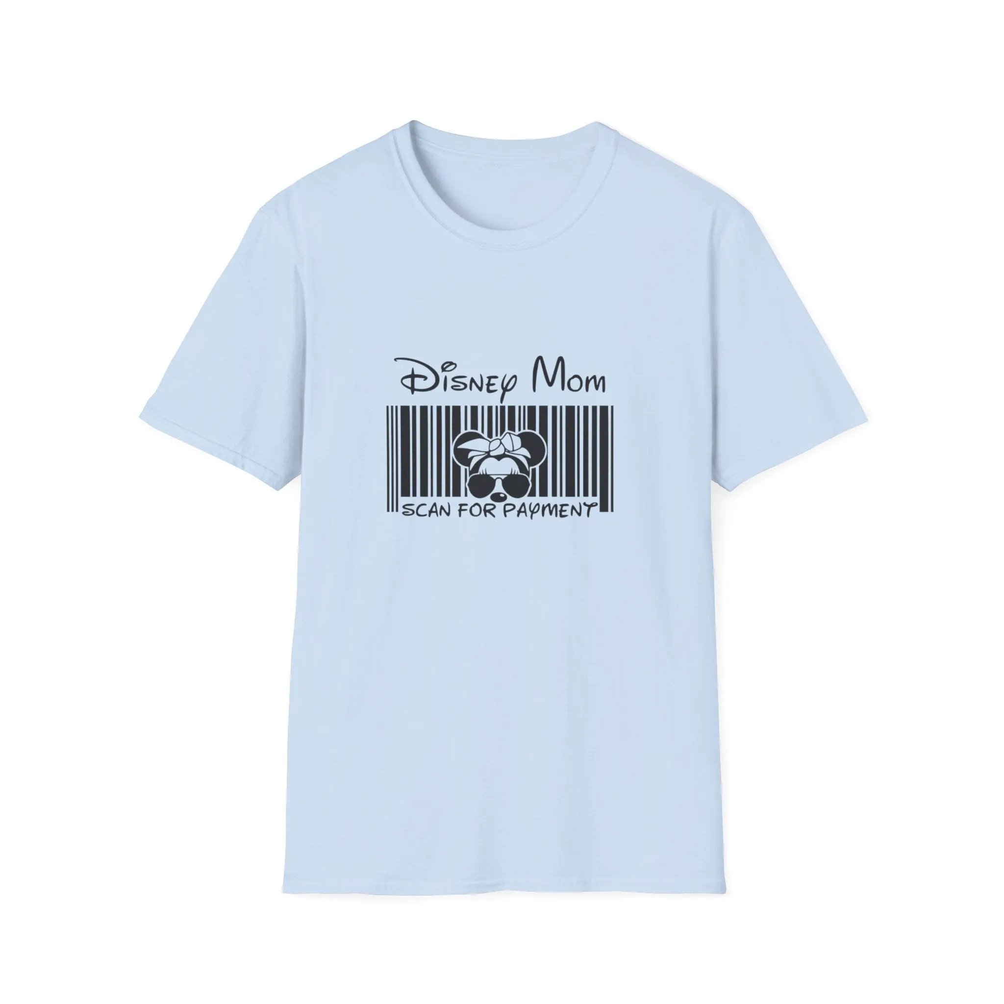 Disney mom scan for payment Unisex Softstyle T-Shirt