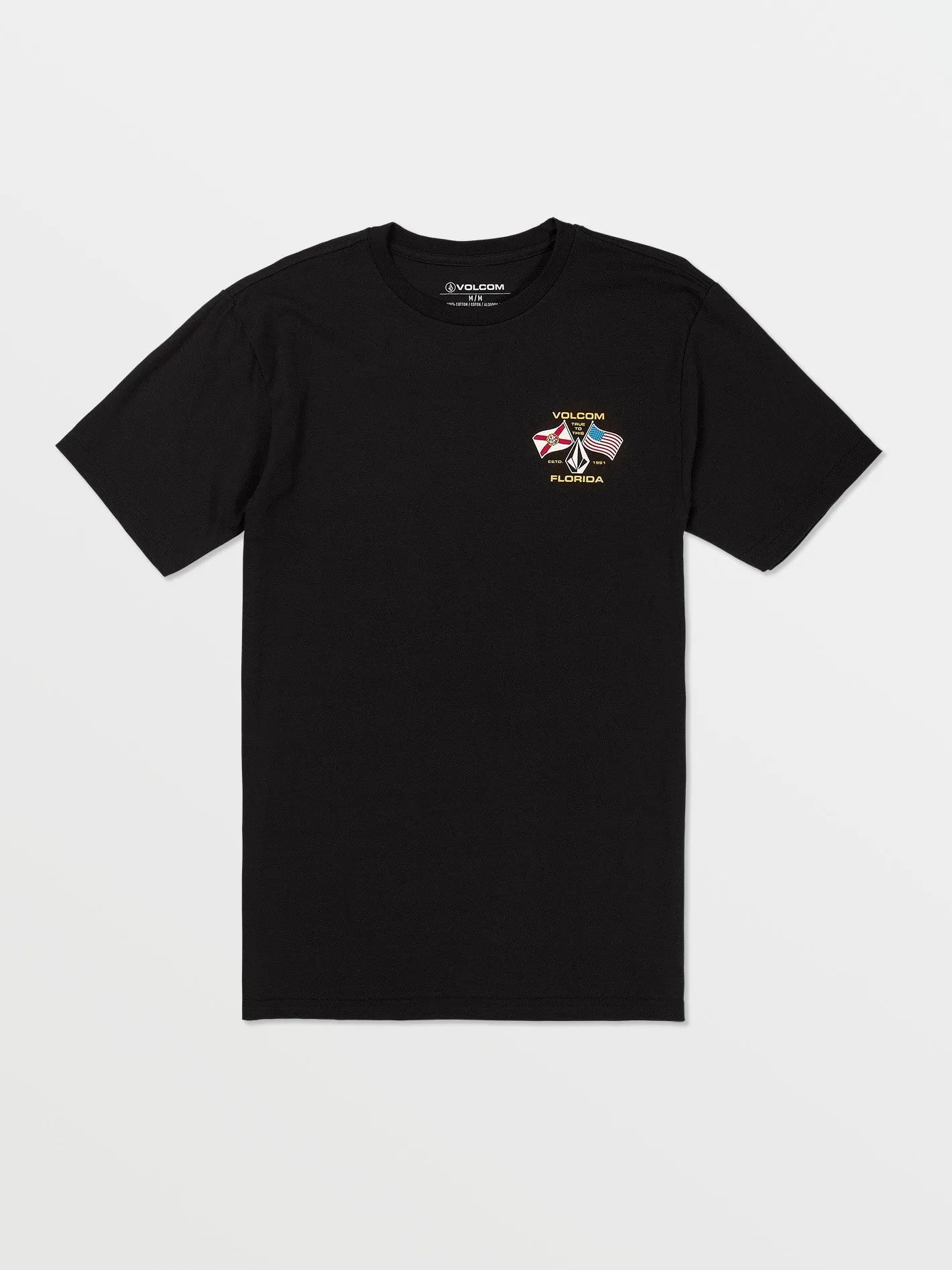 Floridaflag Short Sleeve Tee - Black