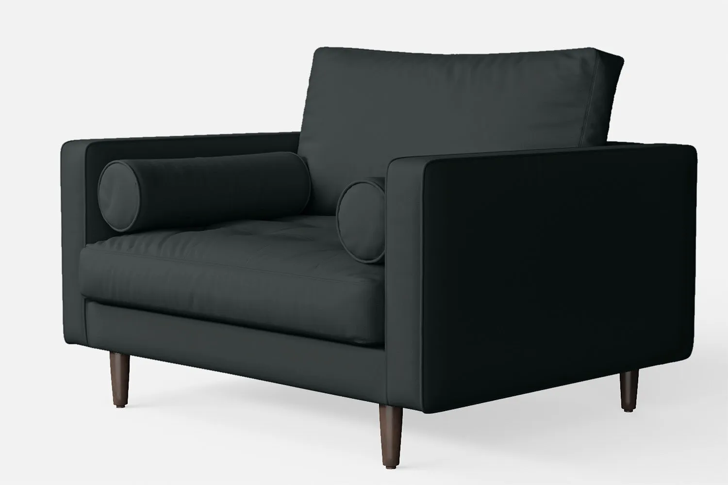 Gela Armchair Slate Leather
