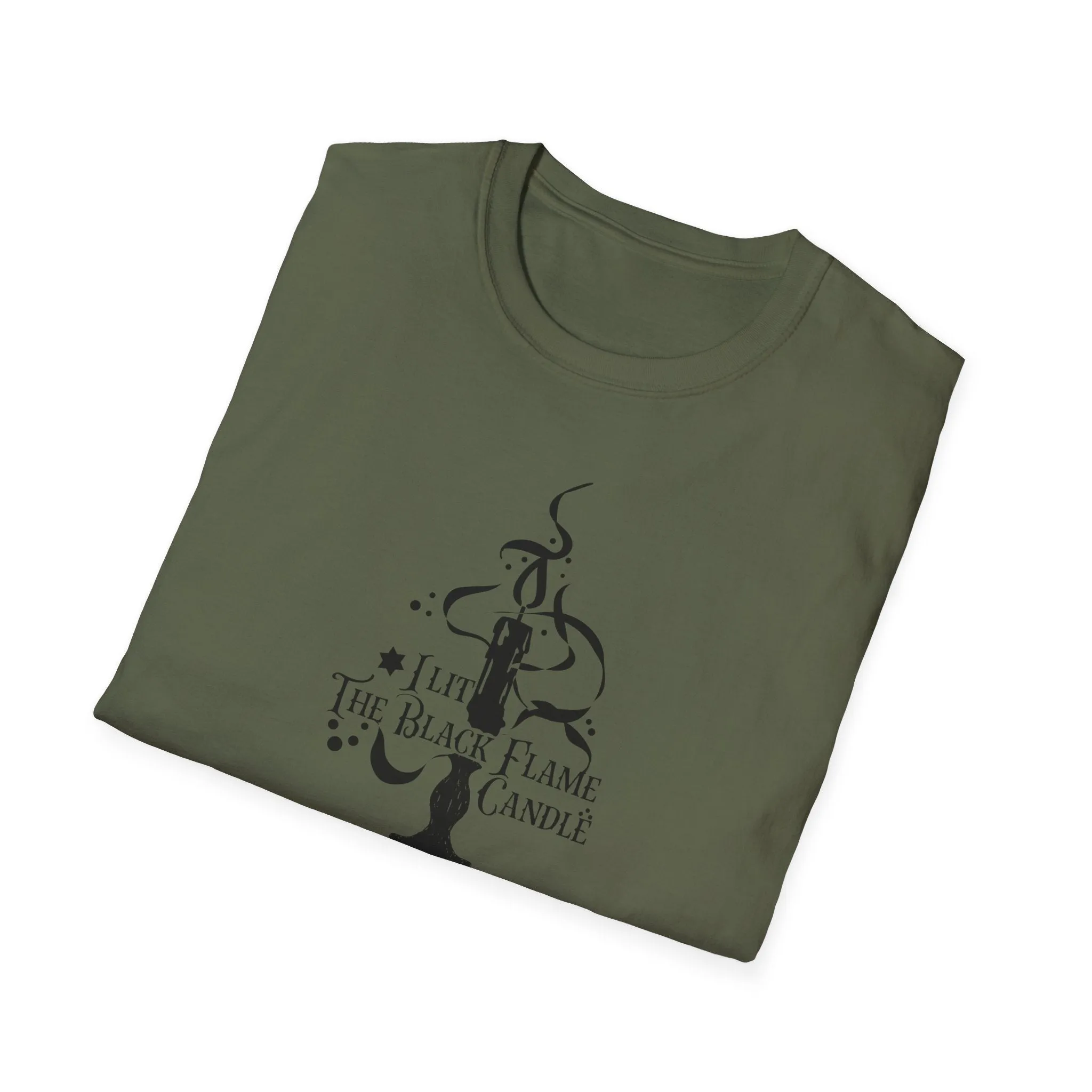 I Lit the Black Flame Candle Unisex Softstyle T-Shirt