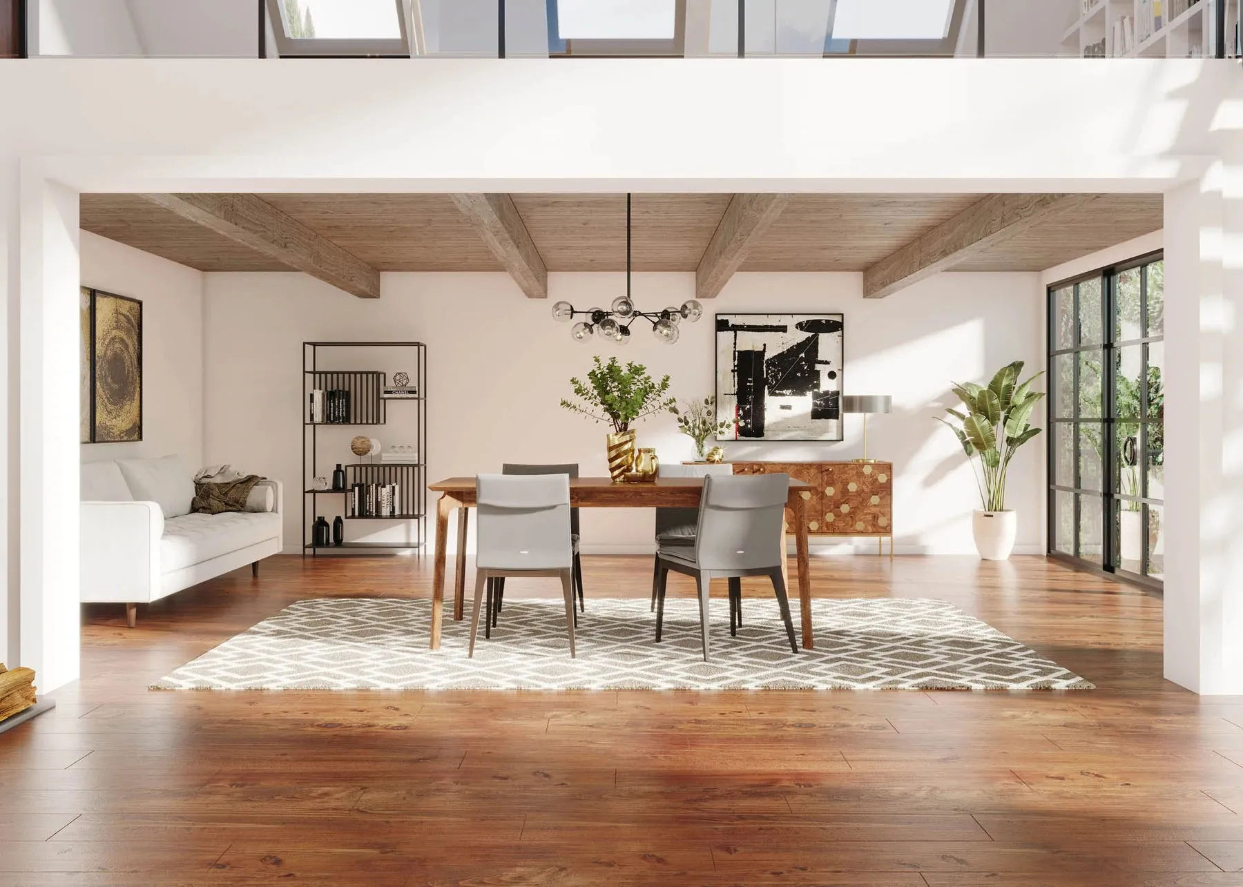 Kenzo 71" Dining Table (Brown)