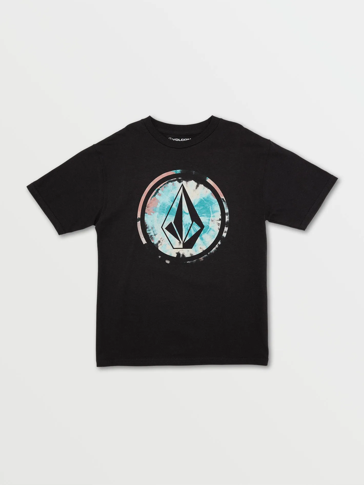 Little Boys Circle Stone Fill Short Sleeve Tee - Black Combo