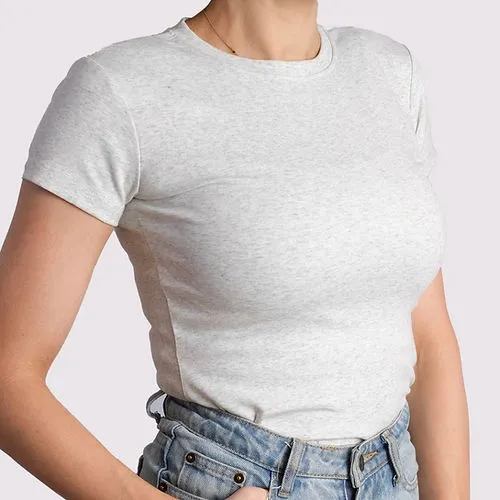 Makayla Smooth Fitted Tee - Black