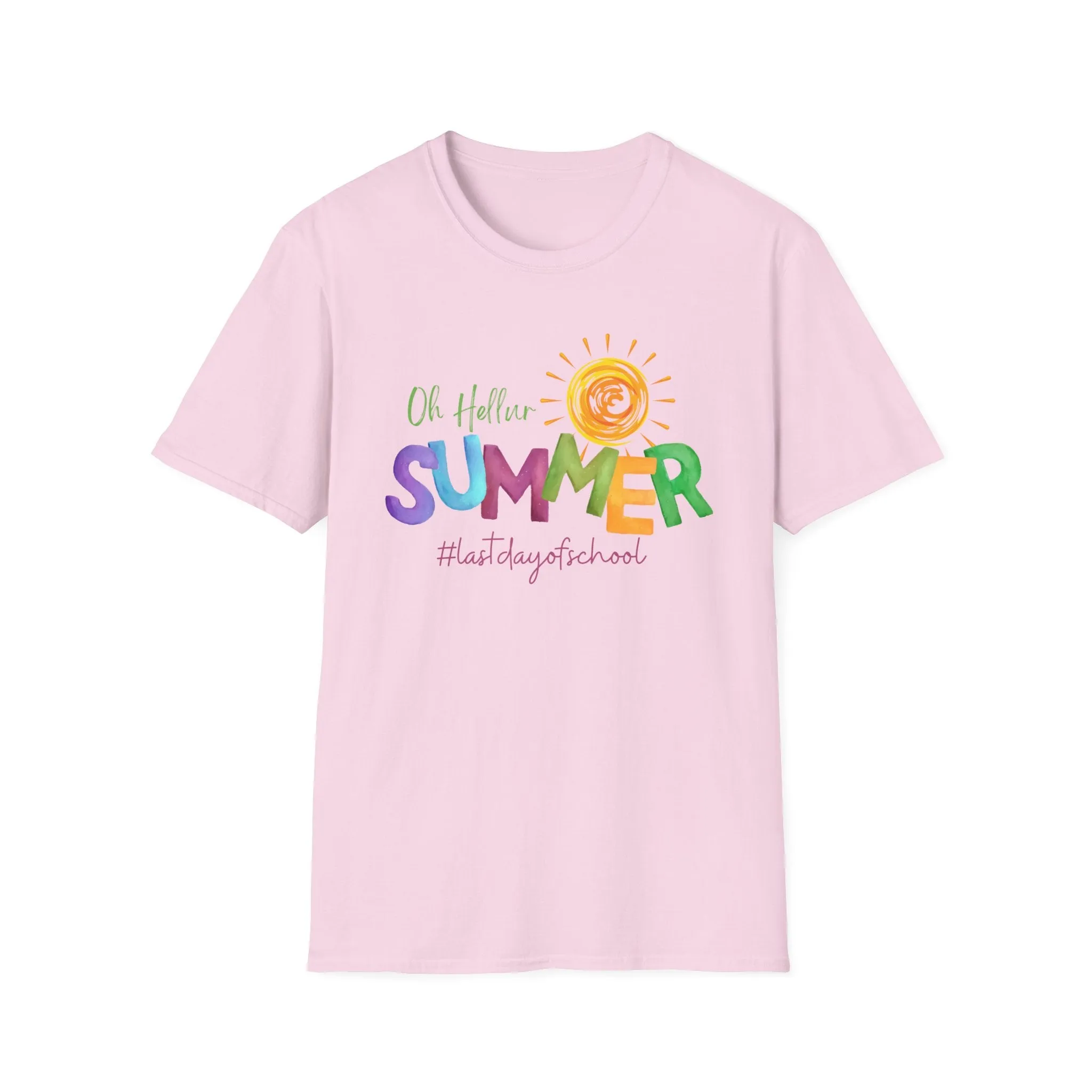 Oh Hellur Summer Unisex Softstyle T-Shirt