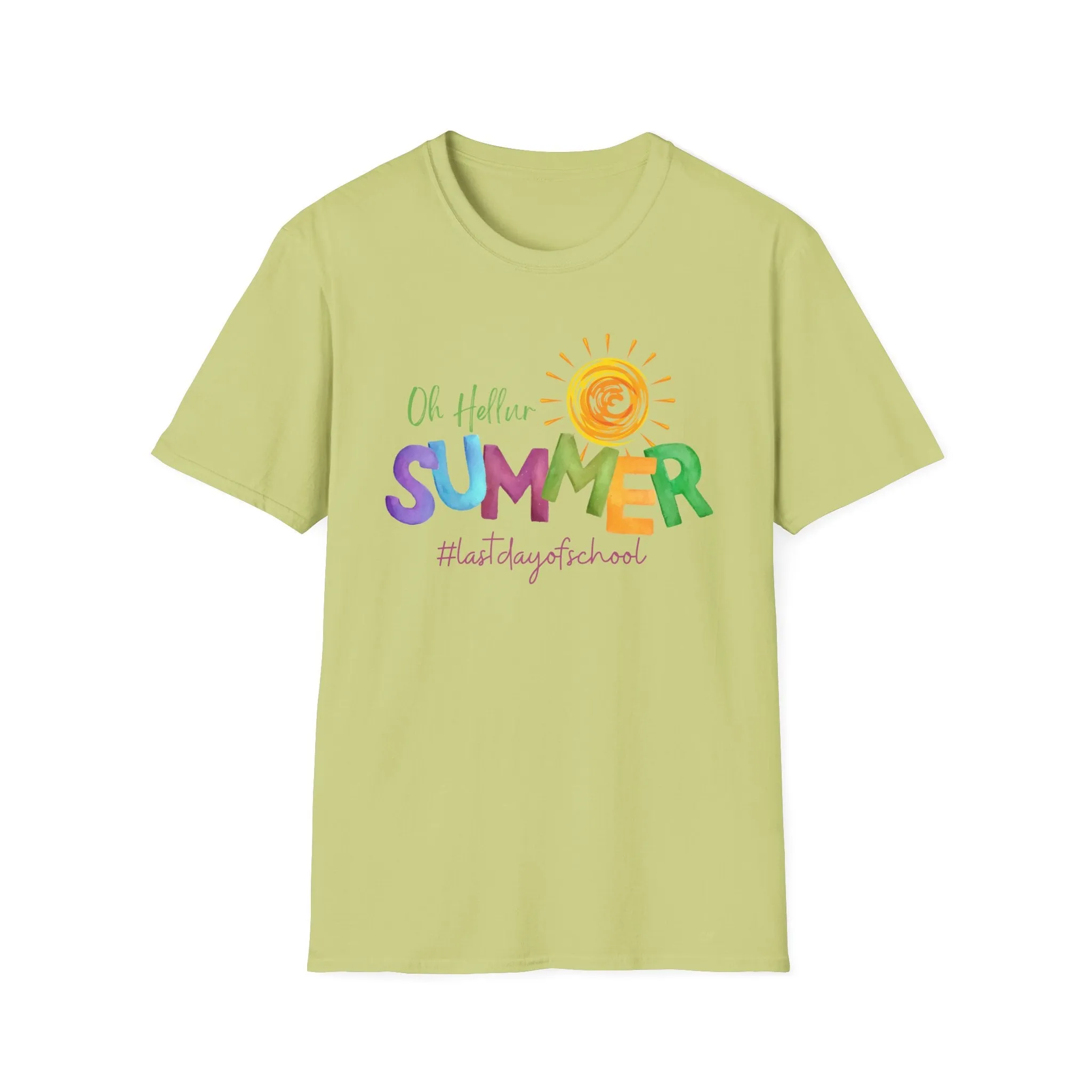 Oh Hellur Summer Unisex Softstyle T-Shirt