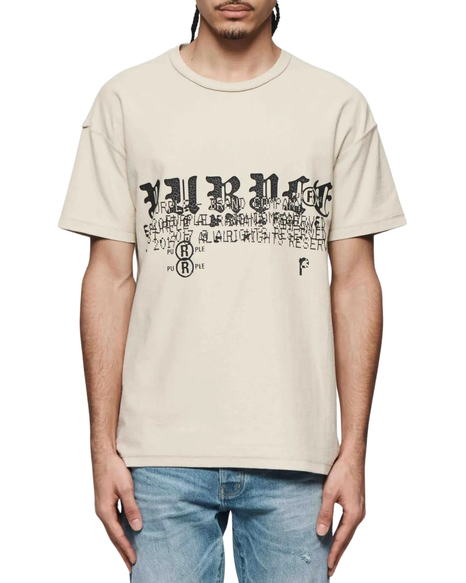 Texture Inside Out Tee - Tan