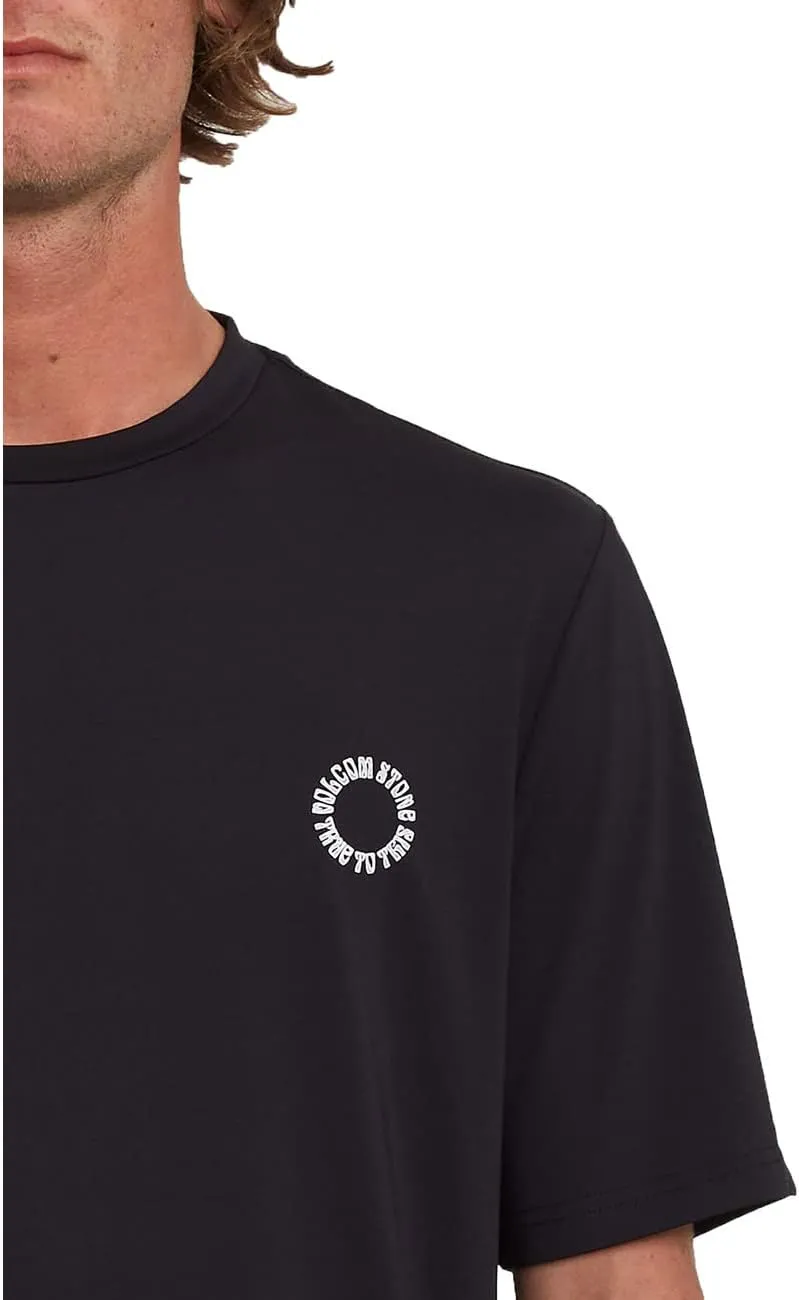 Volcom Men's Standard UPF 50  Short Sleeve Loose Fit Rashguard
