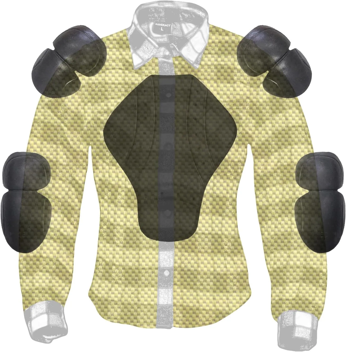Women Motorcycle Flannel Shirt Road Series Pink & Black Motorbike Jacket Riding Gear Shirt with CE Armors